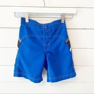 Lands End | Boys Blue Swim Trunks Size Medium 5/6